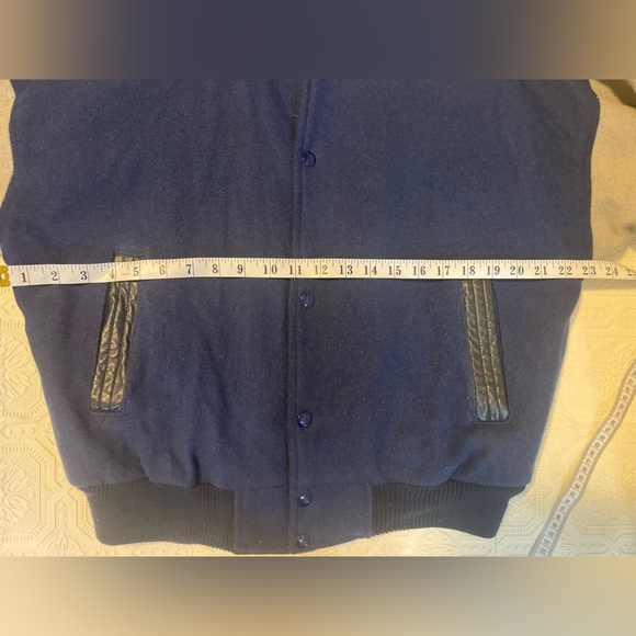 VINTAGE Trucking LTD CANADA Wool & Leather SPORTSWEAR BOMBER JACKETS Sz Large - Picture 13 of 15